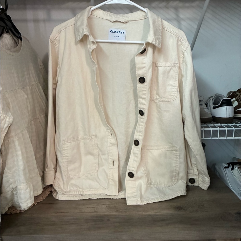 Old Navy Kids Tan Utility Jacket